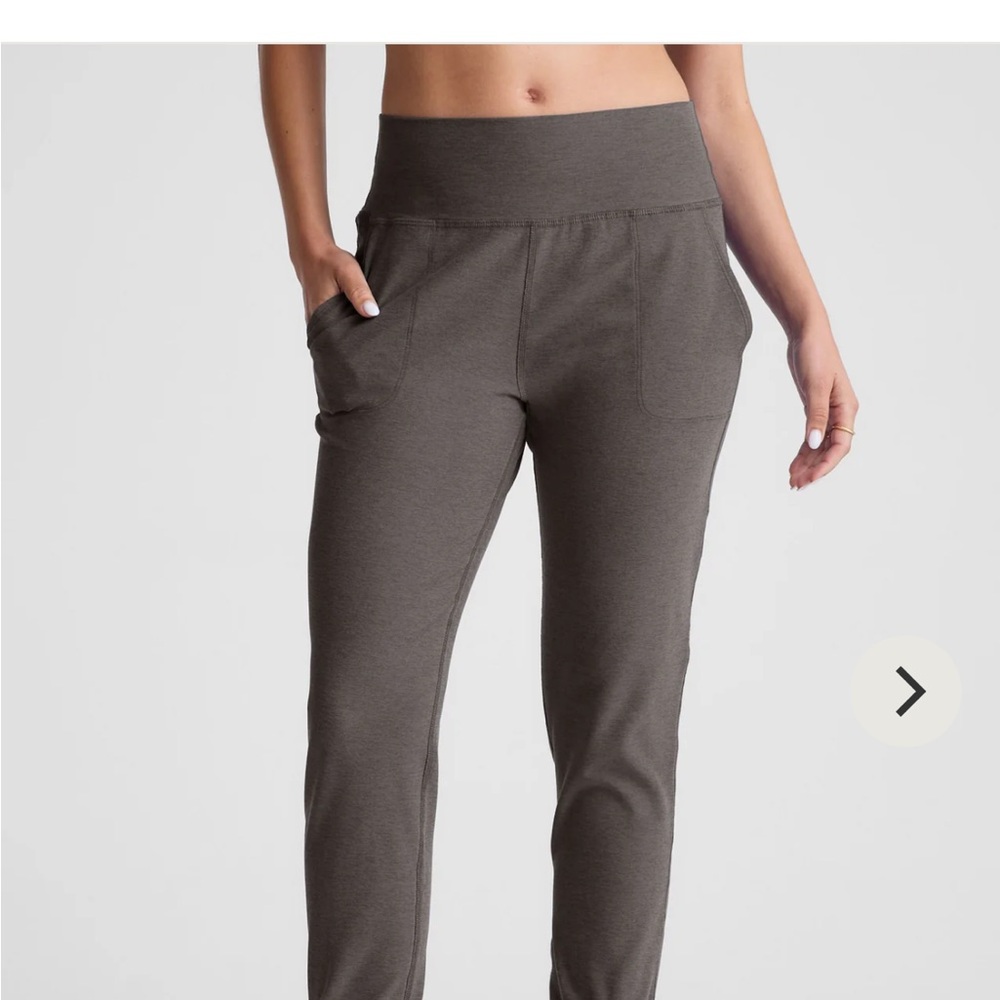 Beyond Yoga Gray Track Pants with Elastic Waistband